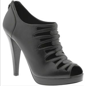 Calvin Klein Raine Platform Peep-Toe Ankle Boot